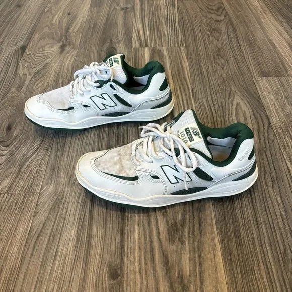 New Balance Numeric Tiago 1010 White & Green Skate Shoes - Picture 4 of 8